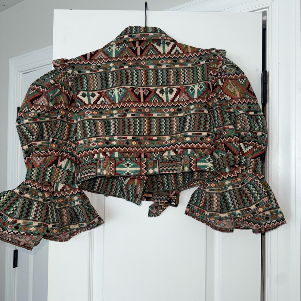 Autumn Adeigbo Cropped Jacket - Picture 4 of 5